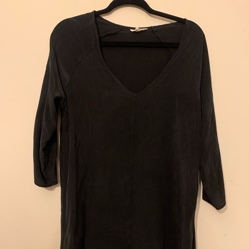 Ali golden silk dress